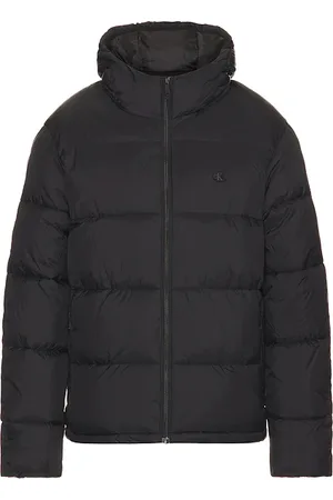 Calvin Klein Polyfill Hooded Puffer Jacket in Black. - size L (also in S)
