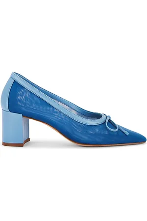 Schutz Arissa Block Mesh Pump in Blue. - size 10 (also in 6.5)