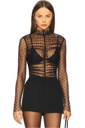 MAJORELLE Astrid Sheer Bodysuit in . - size M (also in S, XS, XXS)
