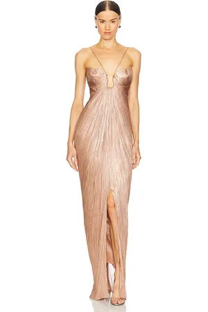 MARIA LUCIA HOHAN Lissandra Dress in Metallic Bronze. - size 34/0 (also in 42/8)