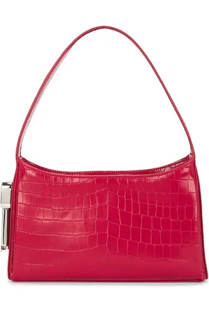 Edie Parker Burn Shoulder Bag in Red.