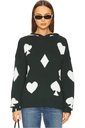 The Upside Ace Of Hearts Abbey Knit Hoodie in . - size L (also in M, S, XS)