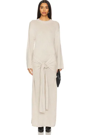 Tularosa Gemma Sweater Dress in Beige. - size L (also in S, XS)