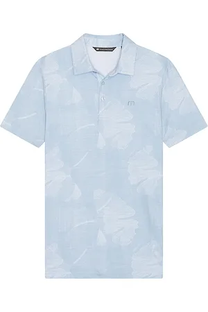 Travis Mathew Featherweight Mist Polo in Baby Blue. - size L (also in M)