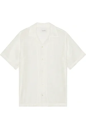 Saturdays NYC Canty Mesh Short Sleeve Shirt in . - size L (also in M, S, XL/1X)