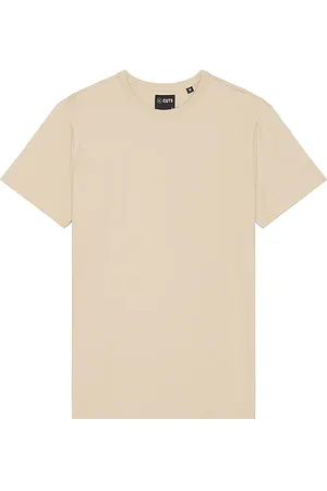 Cuts Forever Tee in Cream. - size L (also in M, S, XL/1X)