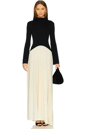 Solid Soglio Dress in Black,White. - size M (also in XL)