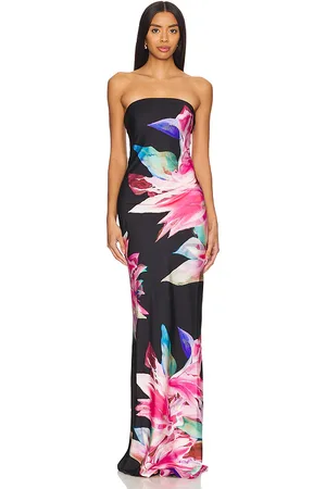 ROCOCO SAND Strapless Maxi Dress in Black,Blush. - size XL (also in XXS)