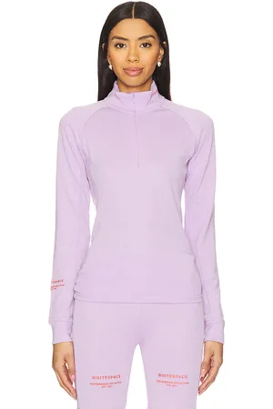 Whitespace Merino Baselayer Mockneck in Lavender. - size M (also in S, XS)