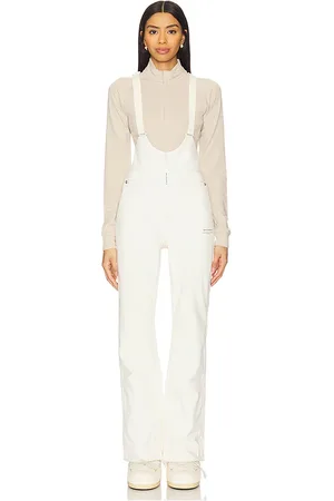 Whitespace High Waisted Riding Bib in White. - size M (also in XS)