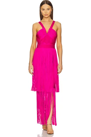 Hervé Léger The Margaret Gown in Pink. - size L (also in S, XS)
