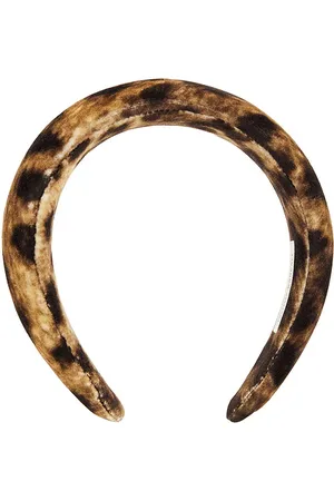 Loeffler Randall Bellamy Headband in Brown.