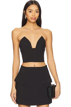 Bardot Delphi Strapless Crop Top in . - size 10 (also in 12, 4, 6, 8)