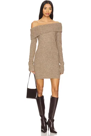 ASTR Leya Sweater Dress in . - size L (also in M, S, XL/1X, XS)