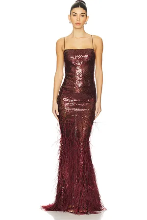 Retrofete Odessa Dress in Burgundy. - size M (also in S, XL, XS)