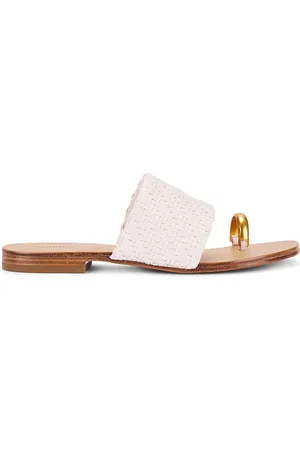 Simkhai Ariana Woven Leather Sandal With Metal Toe Ring in . - size 36 (also in 37, 38, 39, 40, 41)