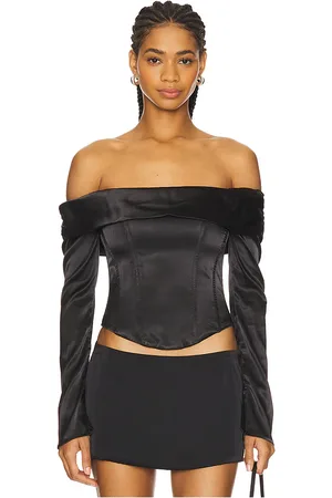 MORE TO COME Emily Off Shoulder Top in . - size L (also in M, S, XS, XXS)