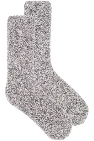 Barefoot Dreams CozyChic Heathered Socks in Blue. - size S-M (also in L-XL)
