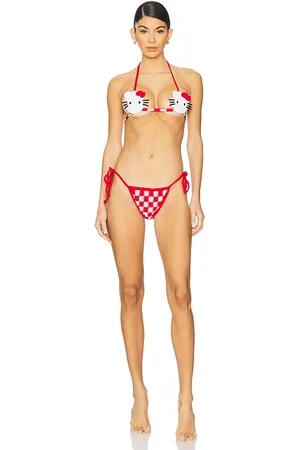 GCDS Hello Kitty Crochet Bikini in Red. - size L (also in M)