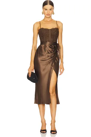 CAMI Tricia Dress in Brown. - size 0 (also in 10, 4, 8)