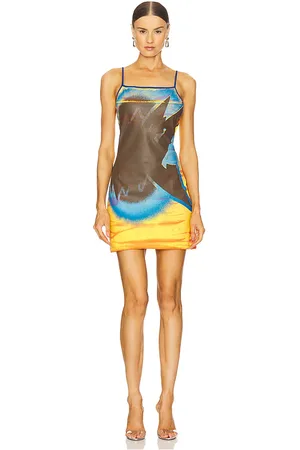 Diesel Hoppyn Dress in Brown,Yellow,Orange,Blue. - size M (also in S)