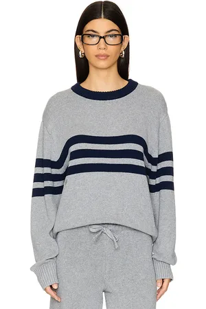 Frankies Bikinis Kip Knit Boyfriend Sweater in Grey. - size S (also in XS)