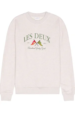 Les Deux Ivy League Sweatshirt in Cream. - size L (also in M)