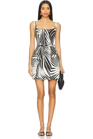 Nicholas Zoya Mini Dress in Black,White. - size 0 (also in 4, 6)