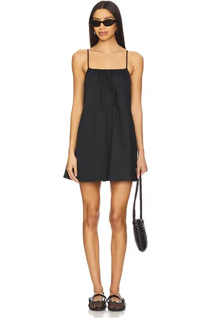 Solid Lindsay Dress in Black. - size L (also in M, S, XL)