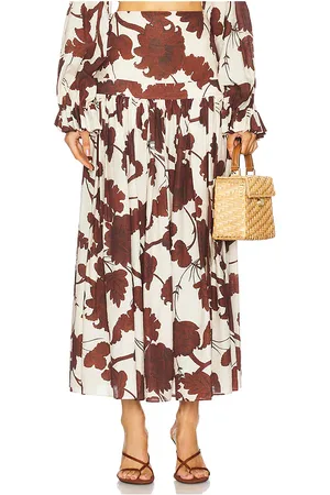 ALEXIS Napoli Skirt in Brown. - size L (also in M, S)