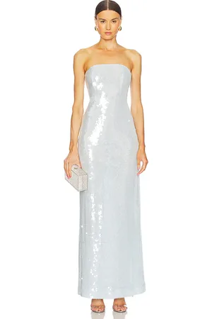 Retrofete Beth Sequin Dress in White. - size L (also in M, S, XL)