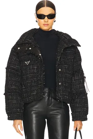SHOREDITCH SKI CLUB Diana Leah Puffer Jacket in Black. - size L (also in M, S, XS)