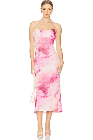 Bardot Adoni Midi Dress in Pink. - size 10 (also in 12, 2, 4, 6, 8)