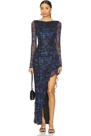 MORE TO COME Alondra Maxi Dress in Blue. - size XS (also in XXS)