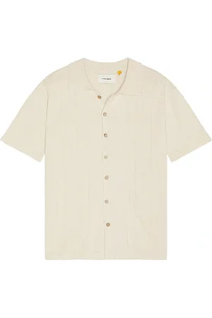 Critical Slide Trader Knit Shirt in Beige. - size M (also in S)
