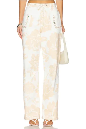 Agua Bendita X REVOLVE Veronik Pants in Cream. - size L (also in M, S, XL, XS, XXL)