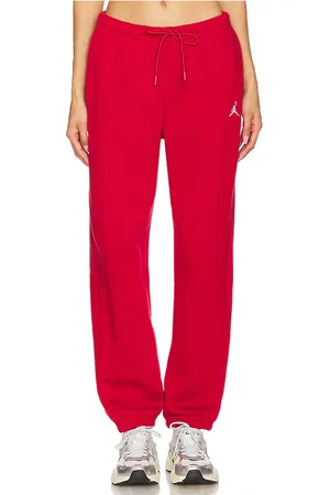 Jordan Brooklyn Fleece Sweatpants in Red. - size L (also in M, S, XL, XS)