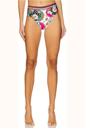 Agua Bendita X REVOLVE Penelope Bikini Bottom in White. - size L (also in M, XL, XS)