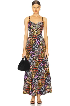 Agua Bendita X REVOLVE Suzie Maxi Dress in Purple, Red. - size M (also in S, XS)