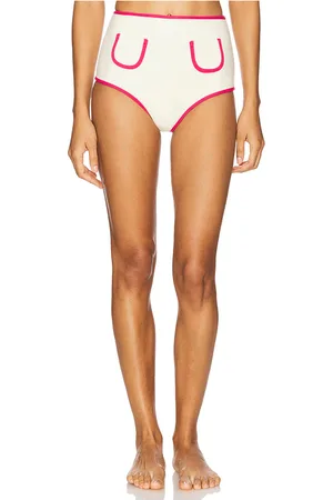 Montce Polly Bikini Bottom in Cream. - size L (also in M, S, XS)