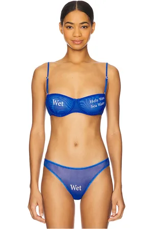 DI PETSA Wet Script Bra in Royal. - size M (also in S)