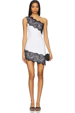 superdown Lucyana Mini Dress in White. - size L (also in M, S, XS, XXS)