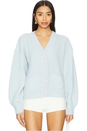 Lovers And Friends Joelle Cardigan in Baby Blue. - size L (also in M, S, XS)
