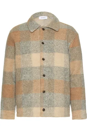 Les Deux Jermaine Overshirt in Brown. - size M (also in S, XL/1X)