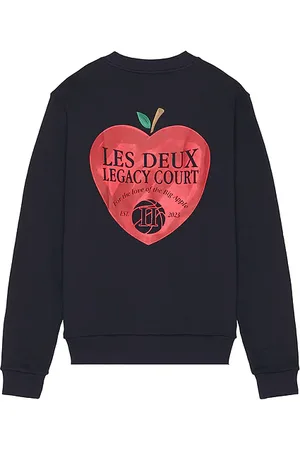 Les Deux Legacy Court Sweatshirt in Navy. - size L (also in M, S, XL/1X)