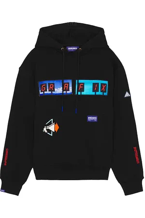 Deva States Strange Love Graphic Patches Hoodie in . - size L (also in M, S, XL/1X)