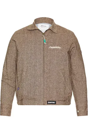 Deva States Two-Tone Work Jacket in Tan. - size L (also in M, S, XL/1X)