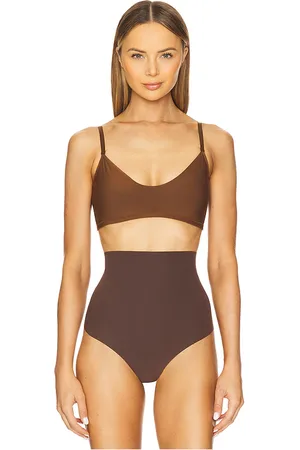 Commando Butter Bralette in Chocolate. - size L (also in M, S, XL, XS)