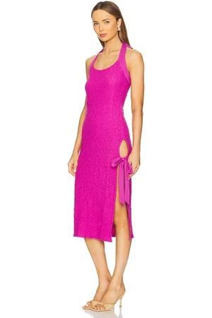Free People X REVOLVE Sea Foam Midi Dress in Pink. - size L (also in M, S, XL, XS)