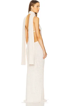 AYA MUSE Kiran Dress in White. - size L (also in S, XS)